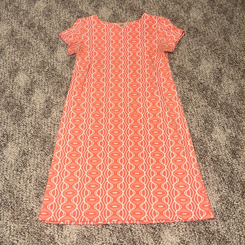 Katherine Way coral women’s small dress, nylon/spandex